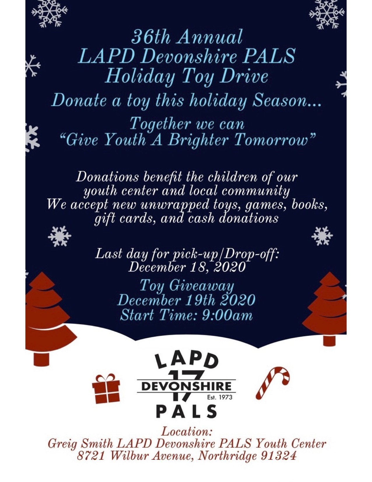 PALS Toy Drive