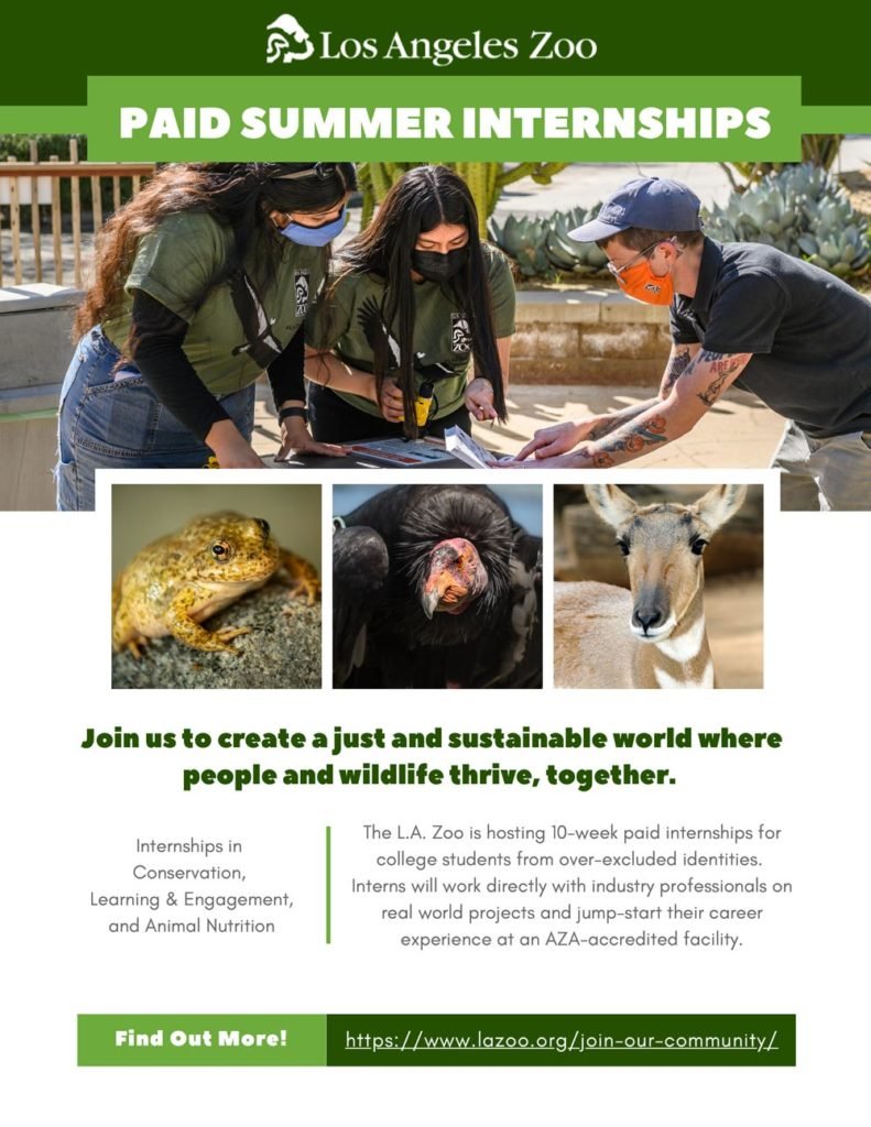 L.A. Zoo Paid Internship Granada Hills North Neighborhood Council